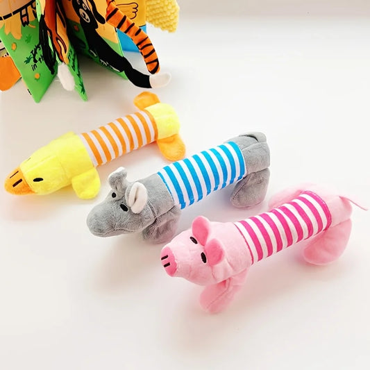 Playful Paws Plush Pet Toy