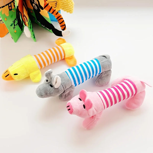 Playful Paws Plush Pet Toy