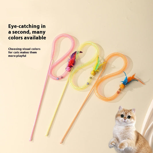 Cat Playtime Feather Wand