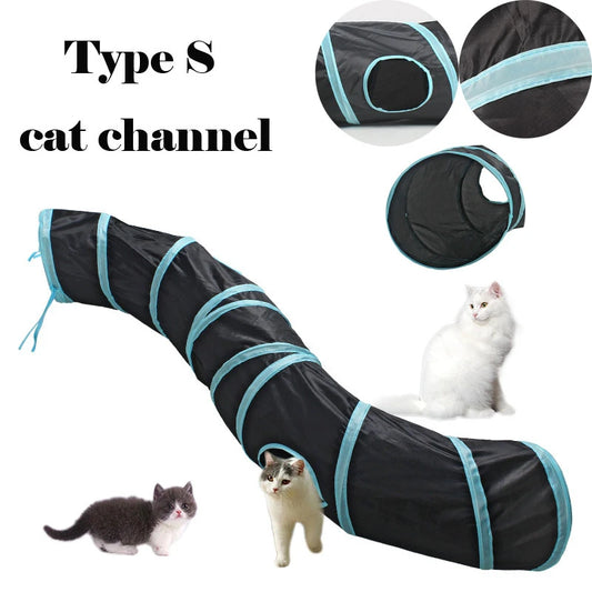 Cozy Crinkle Cat Tunnel
