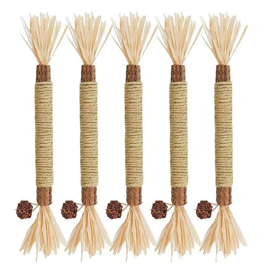 Wooden Cat Fun Stick