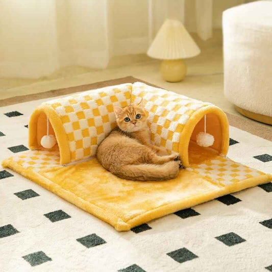 First Class Cat Tunnel Bed