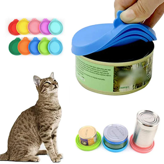 Pet Food Lid & Spoon Set